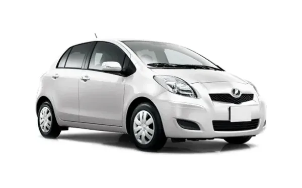 Toyota Vitz automatic hire car, Paphos